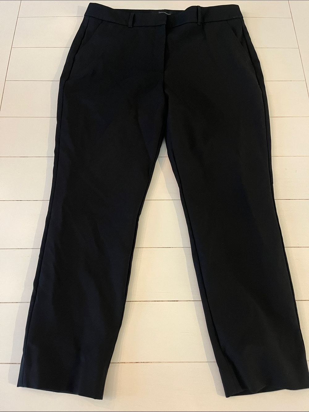 White House Black Market Black Women's Straight Dress Trousers